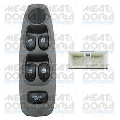 Switch, window regulator